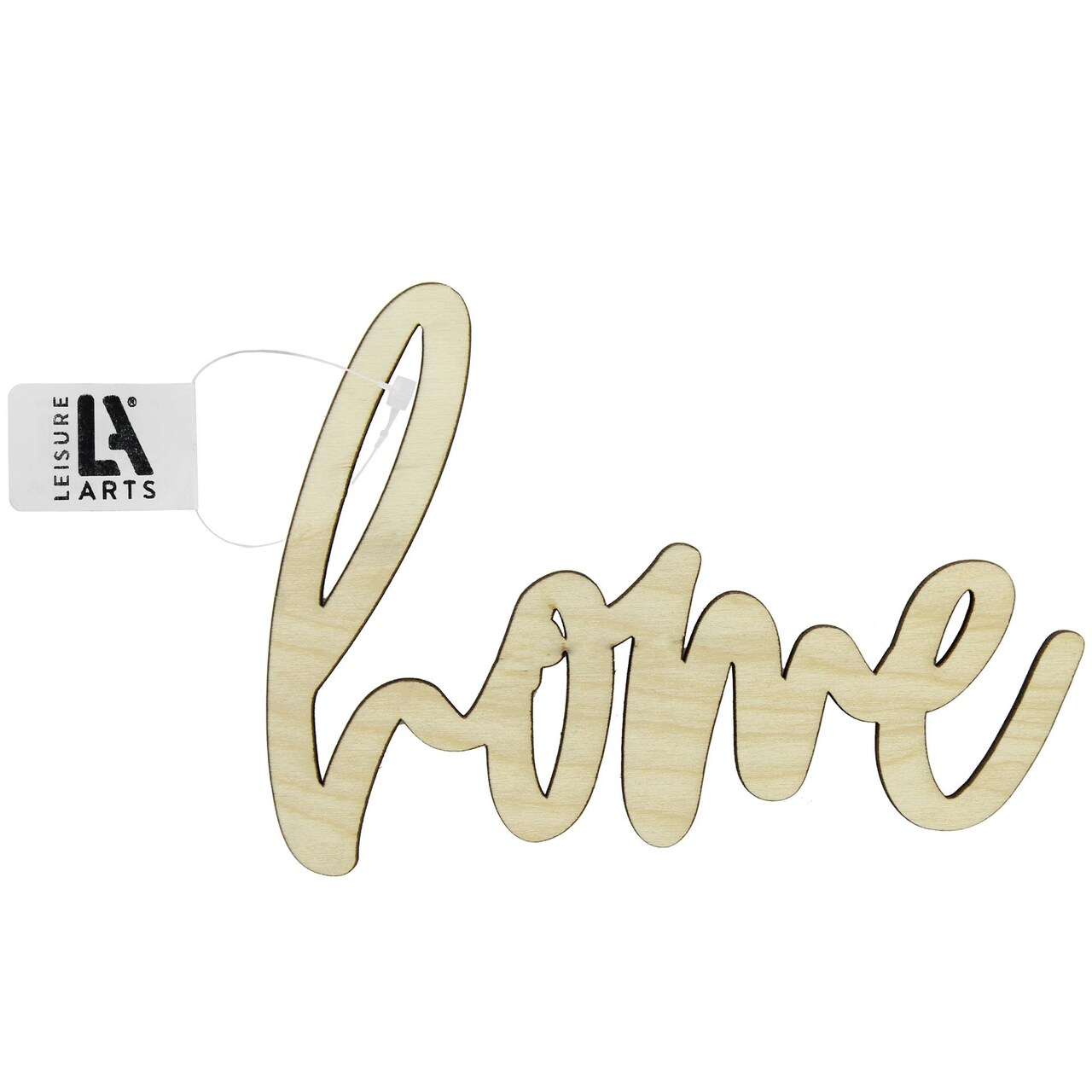 Leisure Arts Unfinished Wood Words - 5.5" X 4" - Home Wood Cutout Word Cutouts For Crafts Wooden Words For Crafts Wooden Cut Out Letters Laser Cut Medium Size